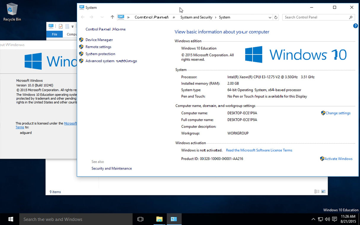 Windows 10 Éducation