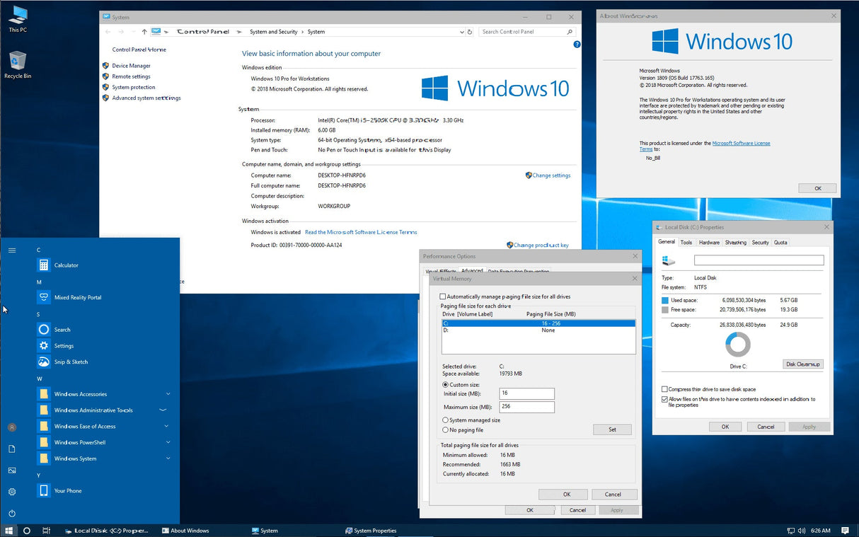 Windows 10 Professionnel pour poste de travail