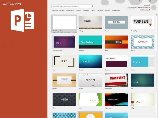 Microsoft PowerPoint 2019