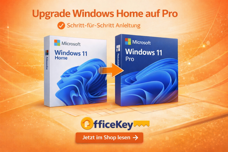 Upgrade von Windows Home auf Windows Pro