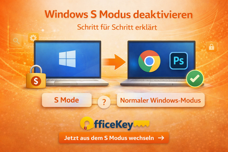 Windows S Modus deaktivieren