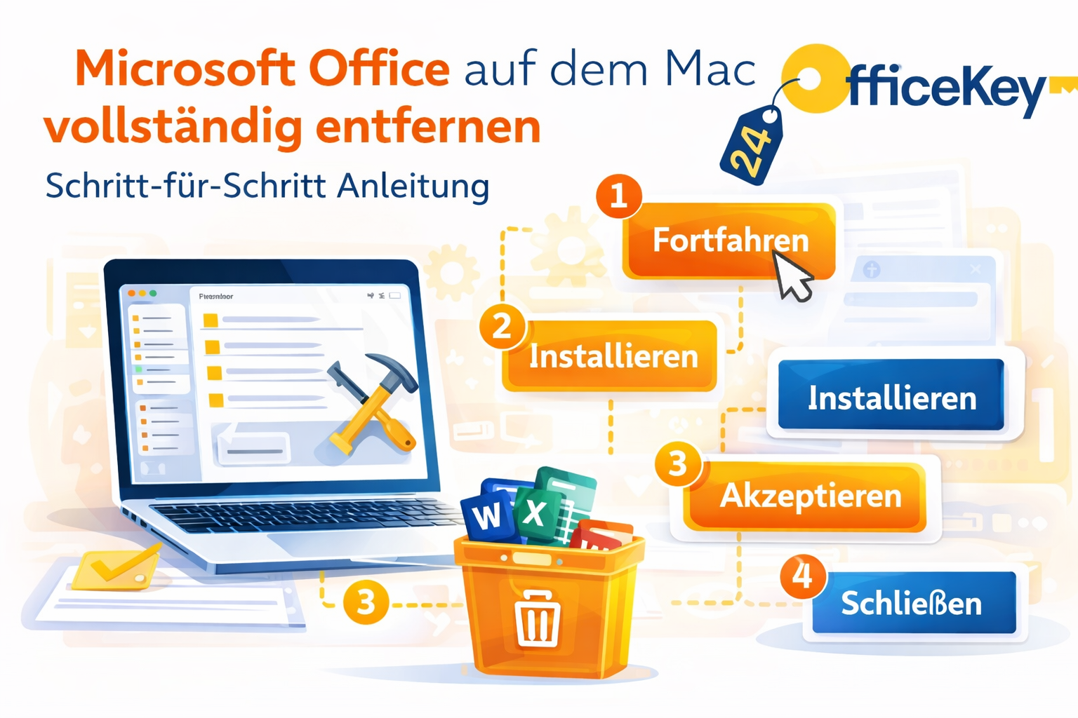 Installationsfehler vermeiden: Microsoft Office vollständig entfernen für Mac
