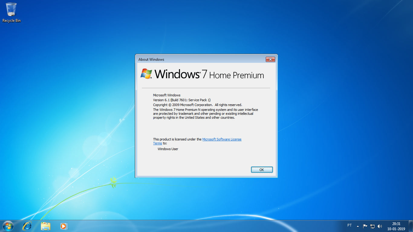 Windows 7 Home Premium 32/64 bit 