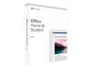 Microsoft Office 2019 Home and Student ESD Software, sichtbare Verpackung mit Software-CD und Installationsanleitung.