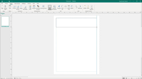 Microsoft Office 2021 Standard für Windows, inklusive Publisher 2021, auf einem Computerbildschirm angezeigt