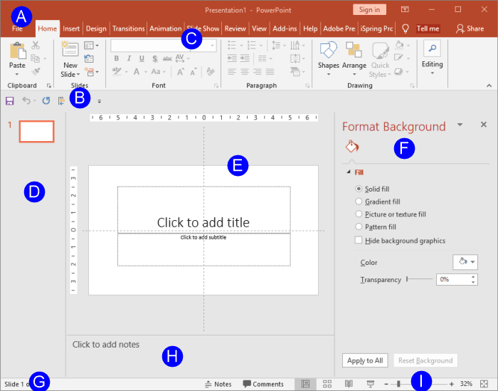 Microsoft PowerPoint 2021 Software-Logo auf weißem Hintergrund, Symbol für Präsentationssoftware von Microsoft.
