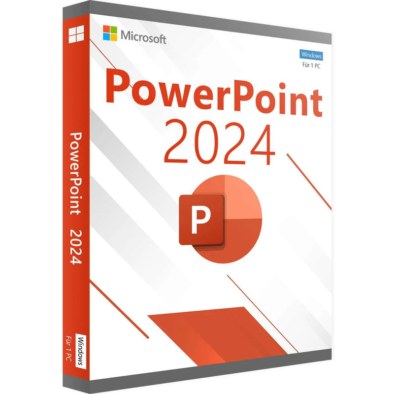 Microsoft PowerPoint 2024 auf Windows, offene Präsentationssoftware mit Benutzeroberfläche und Werkzeugleisten.
