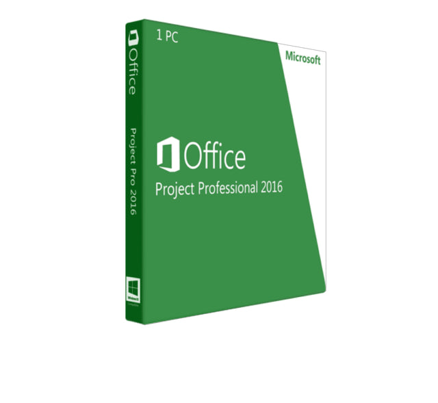 Microsoft Project Professional 2016 ESD-Software-Produktbild, digitale Version von Microsoft Projekt Professionell 2016