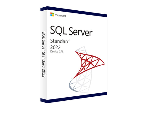 Microsoft SQL Server 2022 Gerät, schwarzes Gerät mit Microsoft-Logo und SQL Server Aufschrift, für Datenbankverwaltung