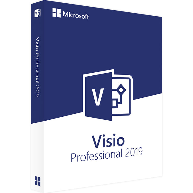 Microsoft Visio Professional 2019 Software, professionelle Diagramm-Software für Geschäftsprozesse und Visualisierung