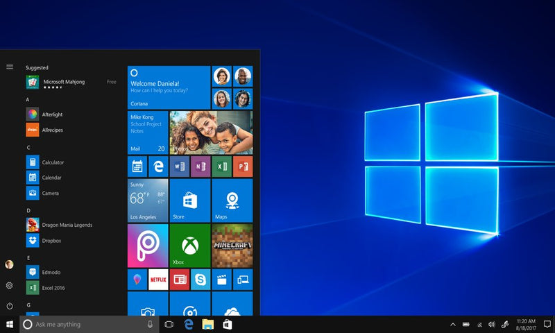 Microsoft Windows 11 Home Software-Download, mit Käuferschutz, zeigt Windows-Logo auf digitaler Download-Seite