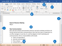 Microsoft Word 2021 for Windows interface, showcasing the main screen layout and navigation features.