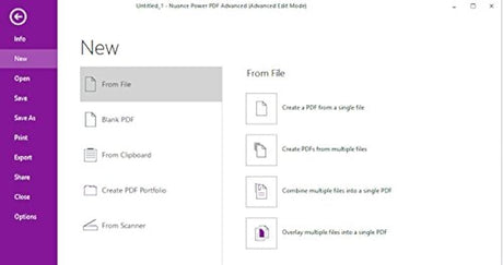 Microsoft Nuance Power PDF Advanced 2.1 für Windows, Software-Installationsbildschirm mit Produktlogo auf Desktop.