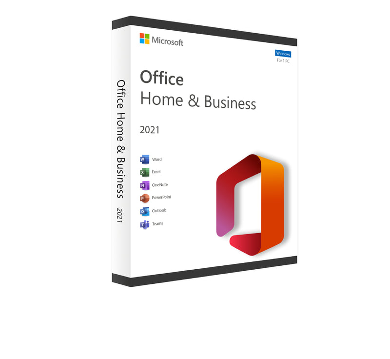 Microsoft Office 2021 Home and Business ESD-FR Software, digitale Version, für Heim- und Büroeinsätze